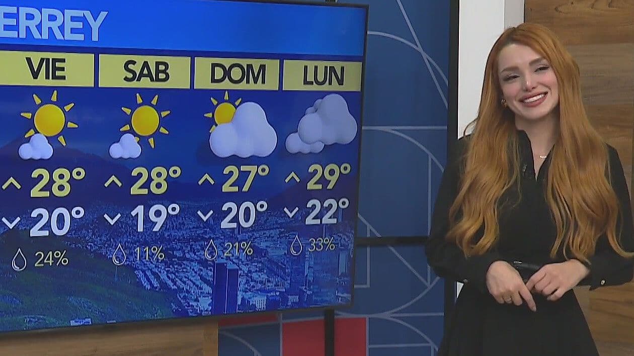 Clima en Nuevo León: Pronóstico del Tiempo con Vanessa Ibarra