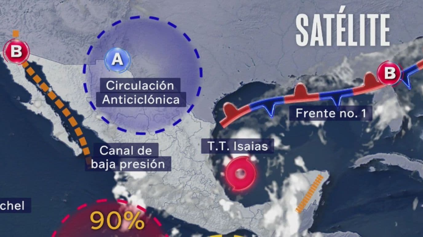 Tormenta Tropical Isaias: Imagen Satelital Muestra su Ubicación Actual