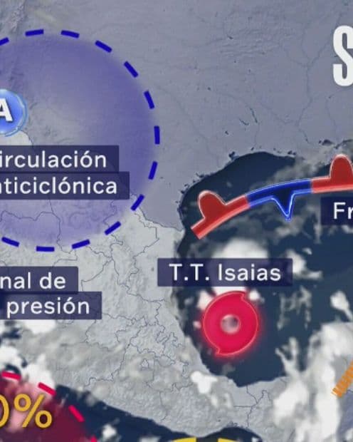 Tormenta Tropical Isaias: Imagen Satelital Muestra su Ubicación Actual