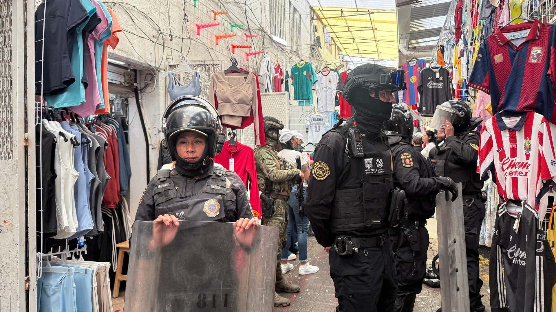 Realizan Operativo contra Piratería en Tepito