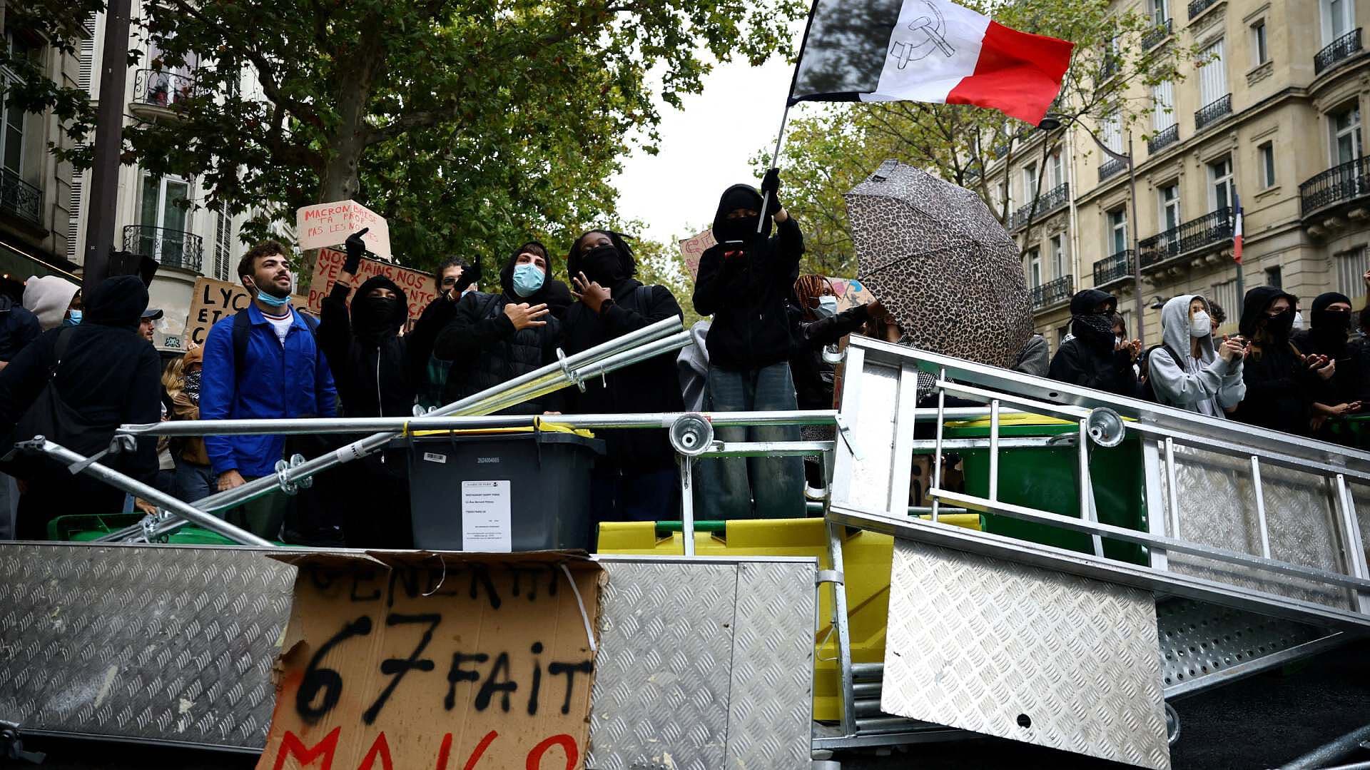 Protestas Estudiantiles en Francia Dejan 6 Mil Detenidos