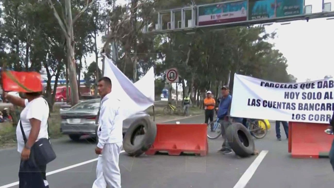 Bloqueo en la Lechería-Texcoco Hoy: Familias Exigen Suministro de Agua Potable