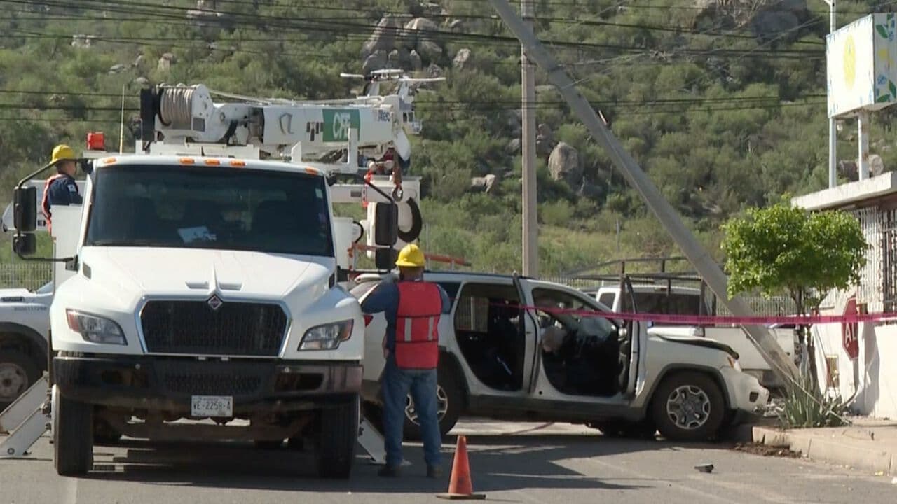 Choque Entre Pick Up y Camioneta Deja Un Lesionado al Sur de Hermosillo