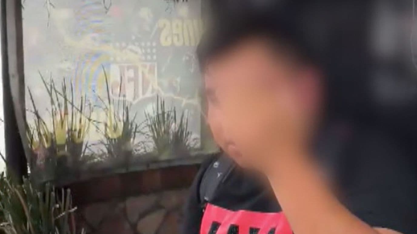 Video Ladrón Golpeado Robo Teléfono Celular Mujer Unidad Transporte Público La Noria Puebla