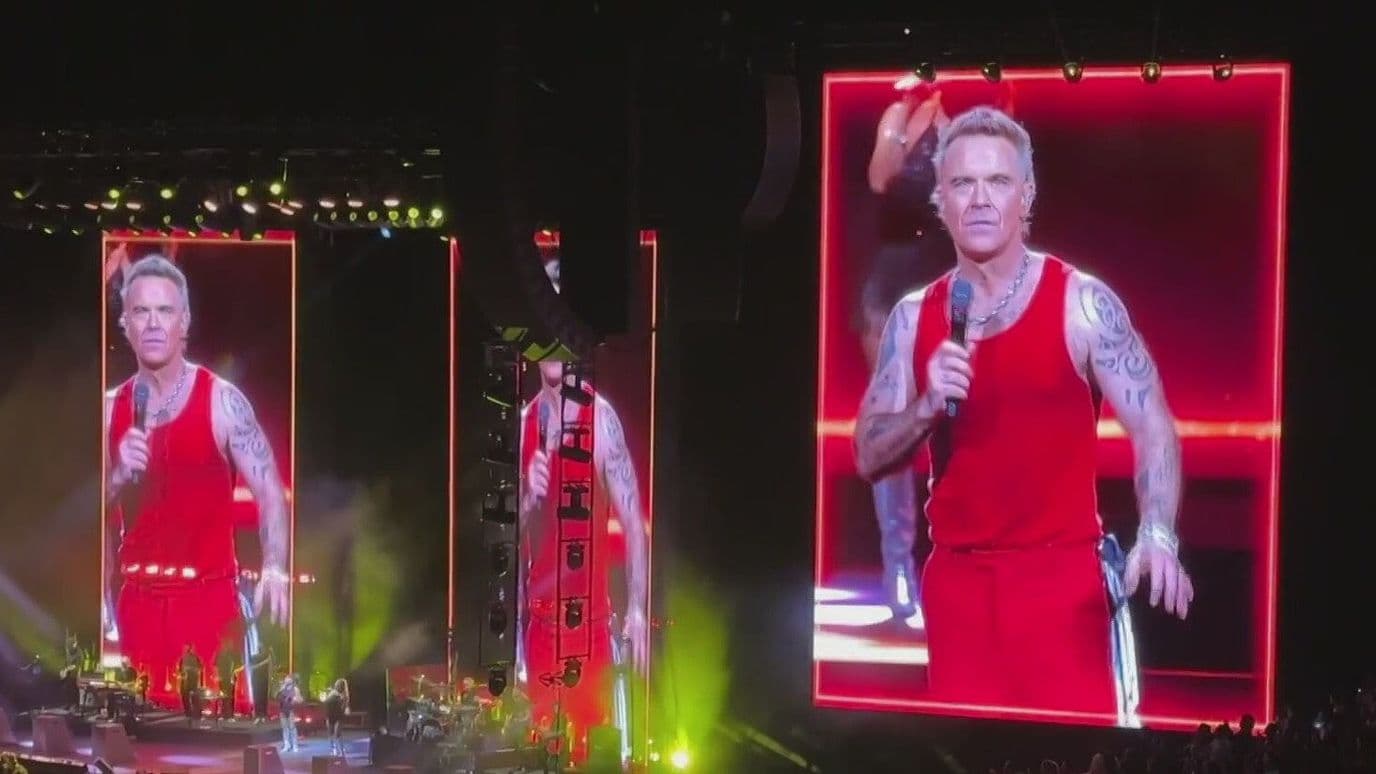 Así Fue el Primer Concierto de Robbie Williams en el Palacio de los Deportes