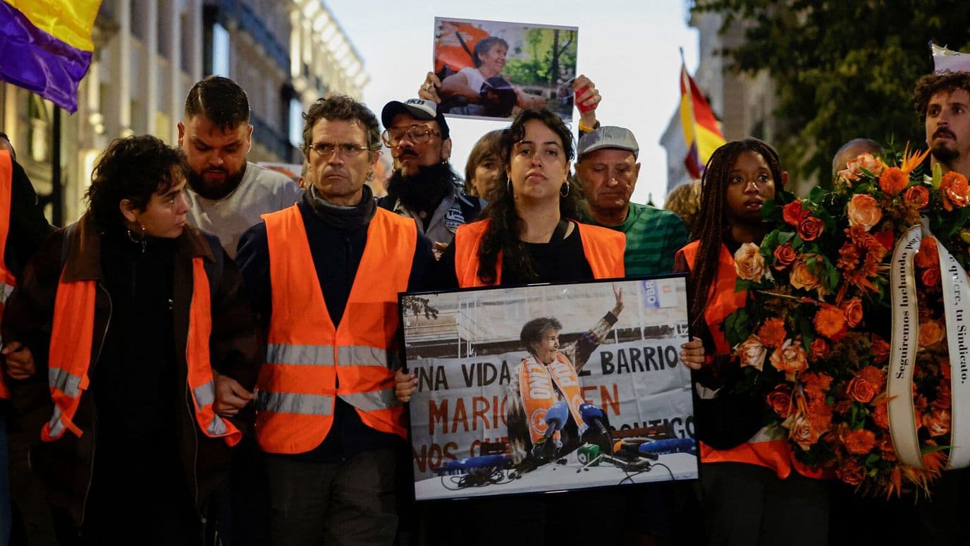 Marchan en Memoria de Maricarmen Abascal en Madrid