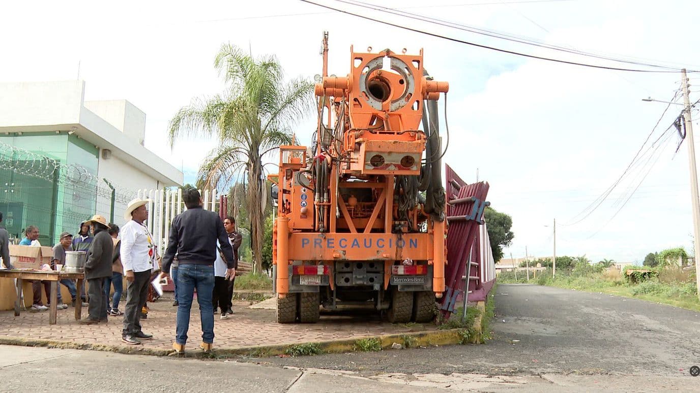 Conflicto San Miguel Xoxtla Puebla Pobladores Sacan Maquinaria Pozo Parque Pagivi