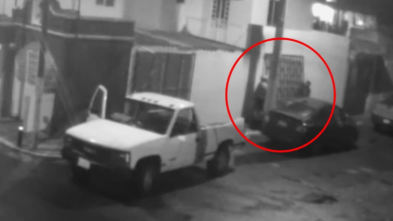 Video Intento Robo Reja Acero Colonia San José Puebla Ladrones Camioneta Pick Up