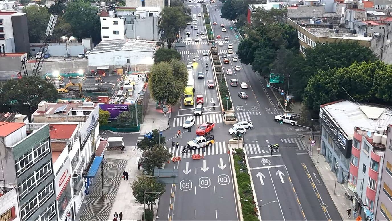 Bloqueo en Avenida Chapultepec tras Manifestación en la Secretaría de Gobernación, en CDMX