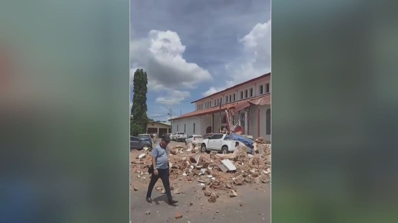 'No Tenemos Experiencia': Sismo Deja Daños en Estructuras Colapsadas en Panamá