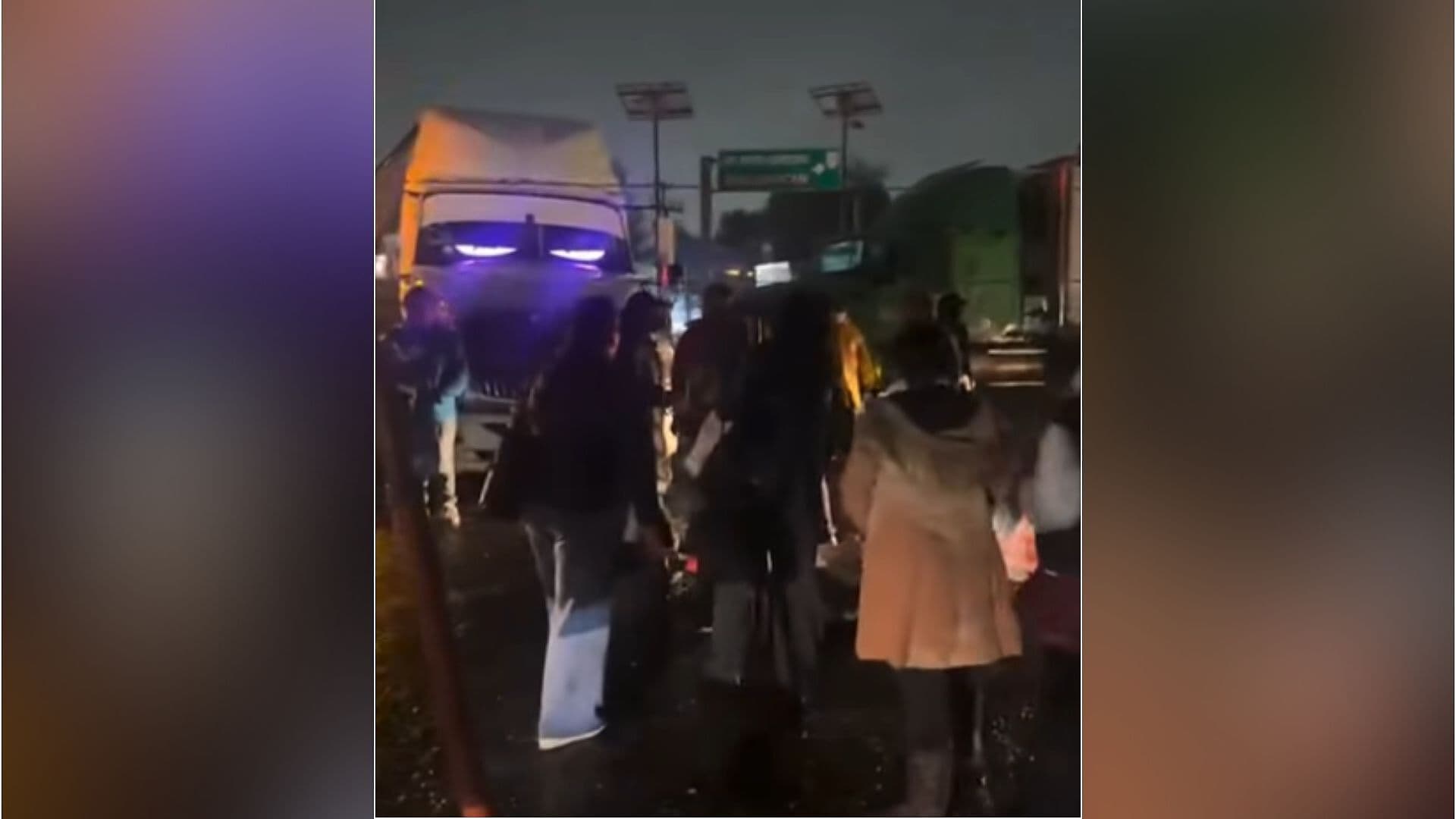 Manifestantes y Conductores Terminan en Riña en la México-Querétaro, Teoloyucan