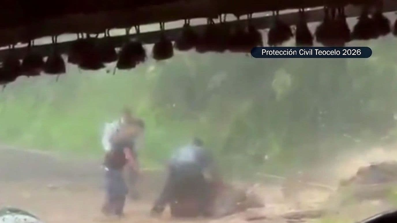 Deslaves por Lluvias Bloquean la Carretera Xico-Teocelo en Veracruz
