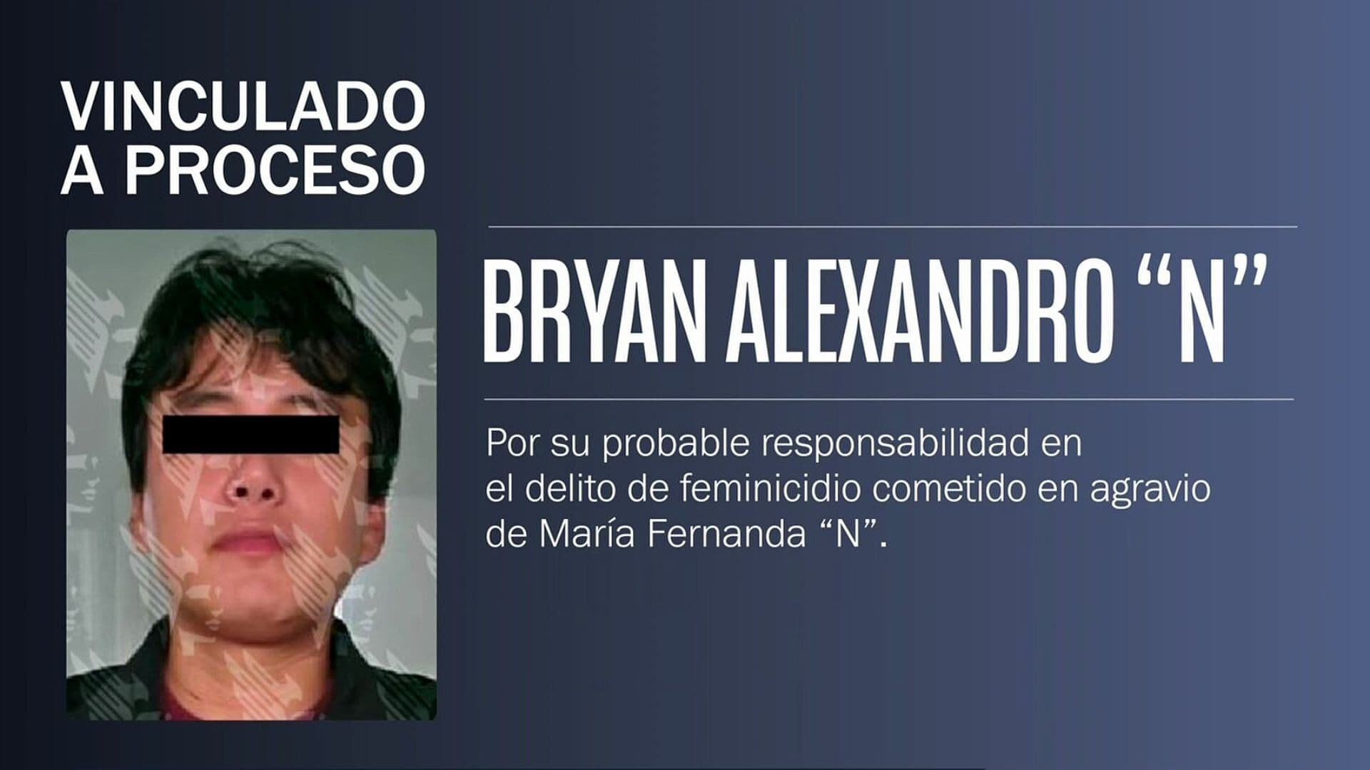Vinculan a Proceso a Bryan 'N' por Feminicidio de María Fernanda en Puebla