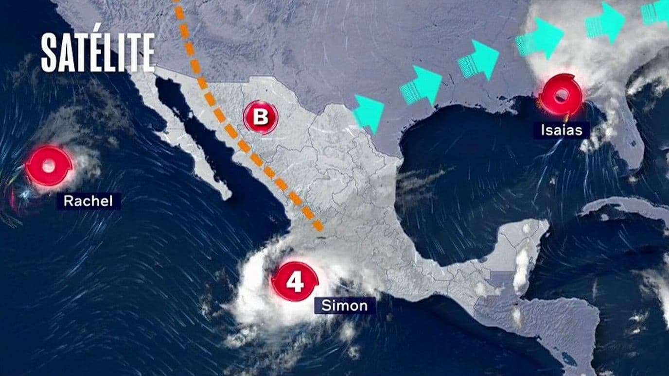 Protección Civil Alerta por el Avance del Huracán Simón de Categoría 4