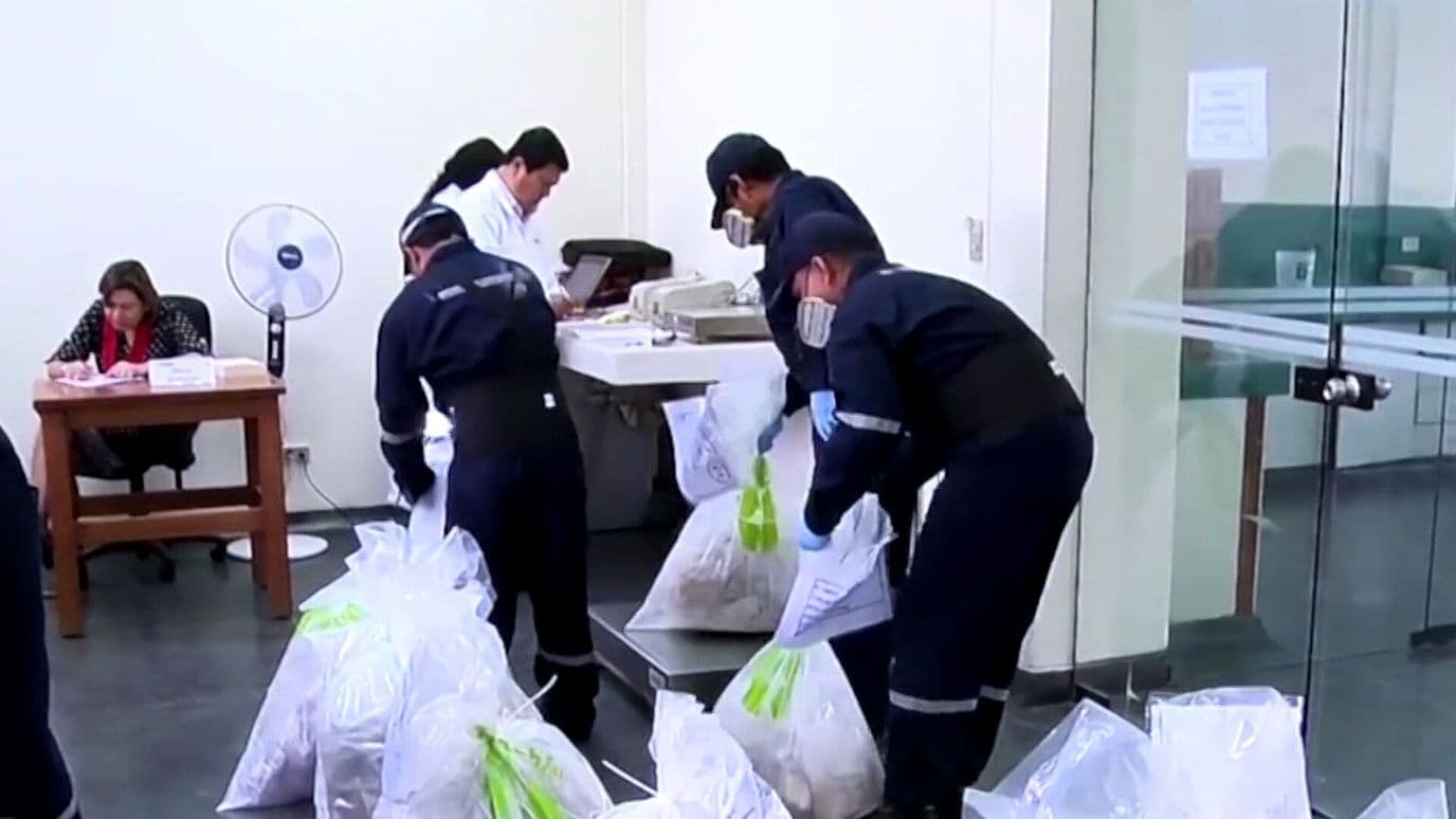 Perú Incauta Más de 62 Toneladas de Droga y Refuerza Combate al Narcotráfico