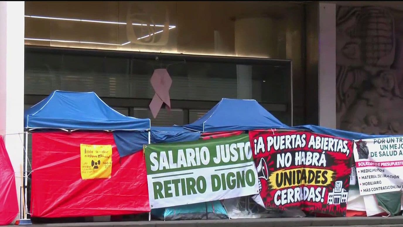 Plantón del IMSS Sigue en Reforma Hoy: Así Está la Zona