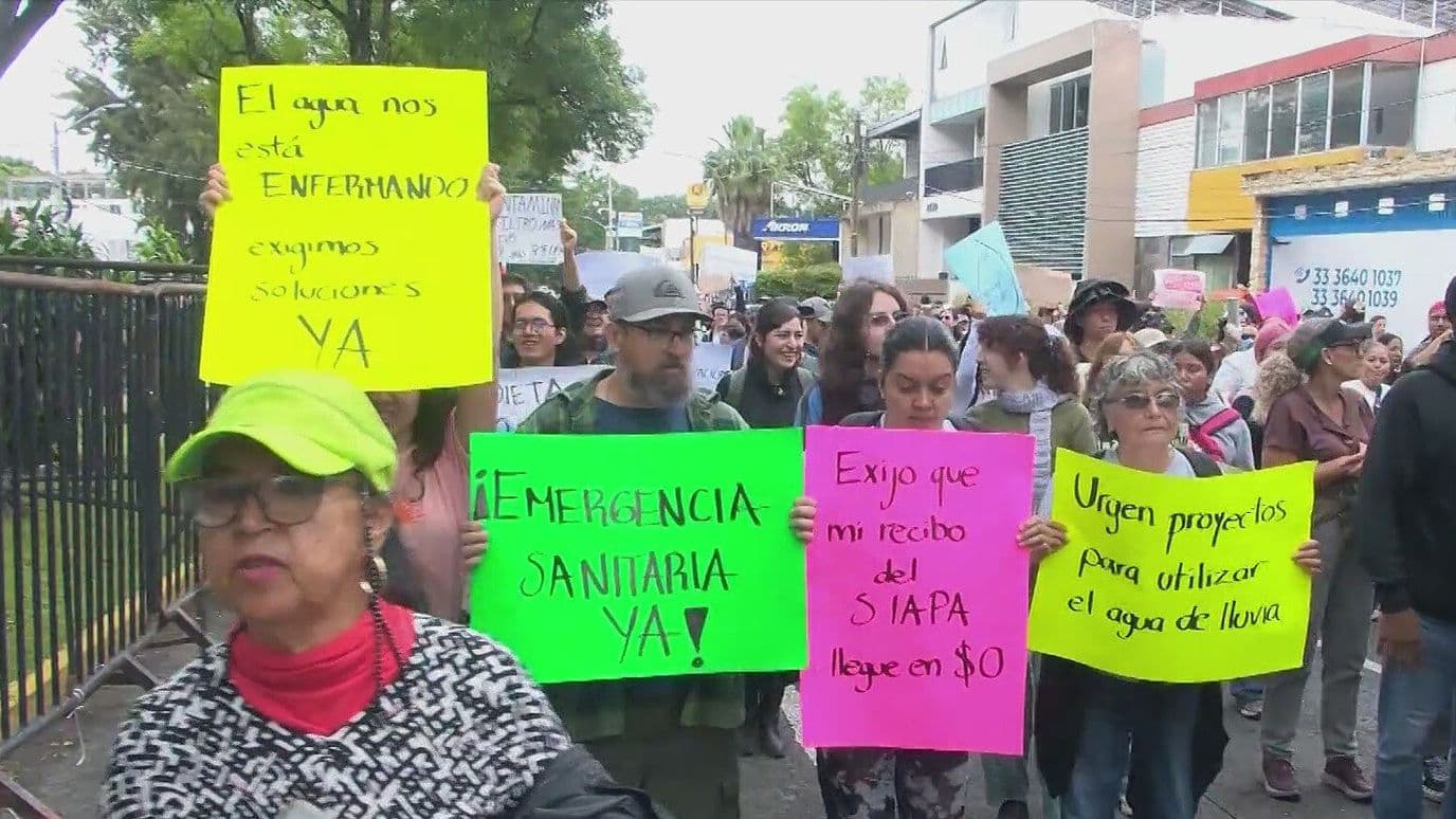Crisis del Agua en Guadalajara Desata Protestas