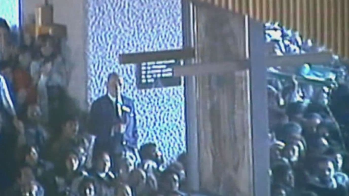 Video del Momento de la Llegada de la Virgen de Guadalupe a la Basílica