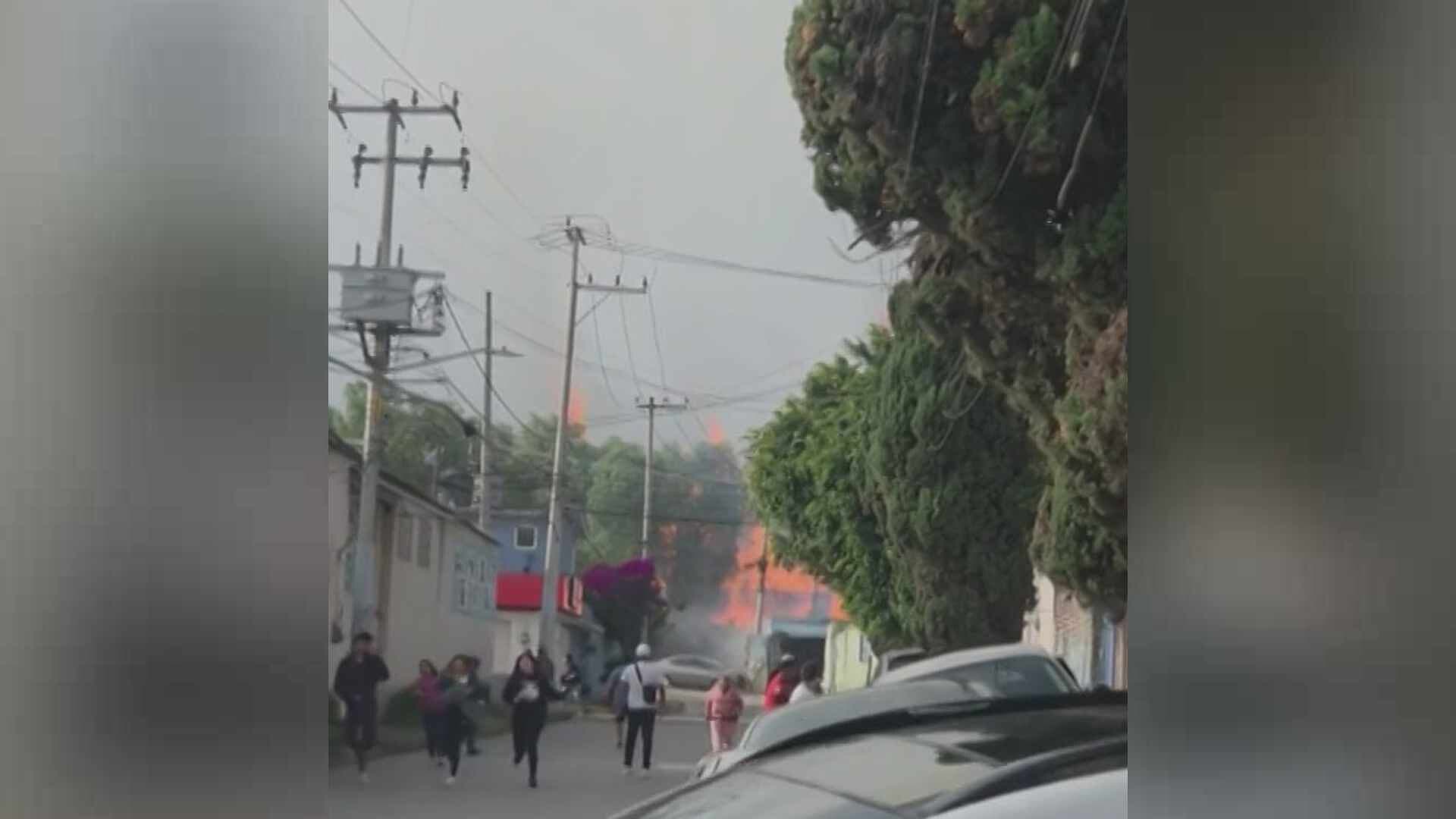 Video: Momento Exacto de la Explosión de una Gasera en Coacalco, Estado de México
