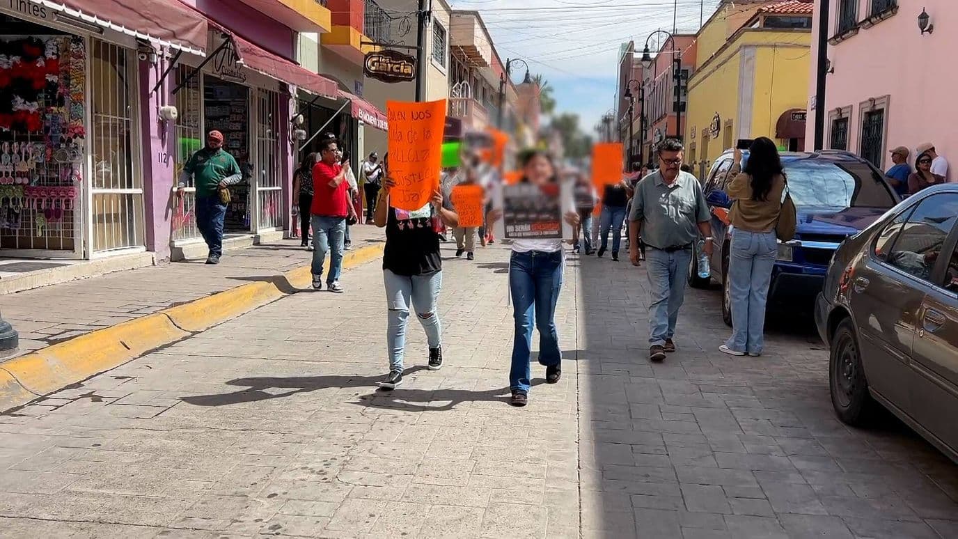 Protestan en Calvillo por Muerte de Joven Bajo Custodia de Policías