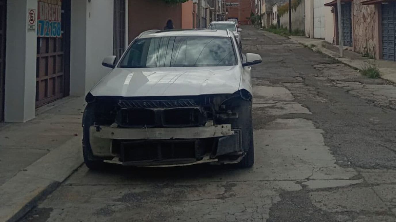 Video Robo Autopartes Parrilla Camioneta Calle Privada Durango Colonia El Carmen Puebla