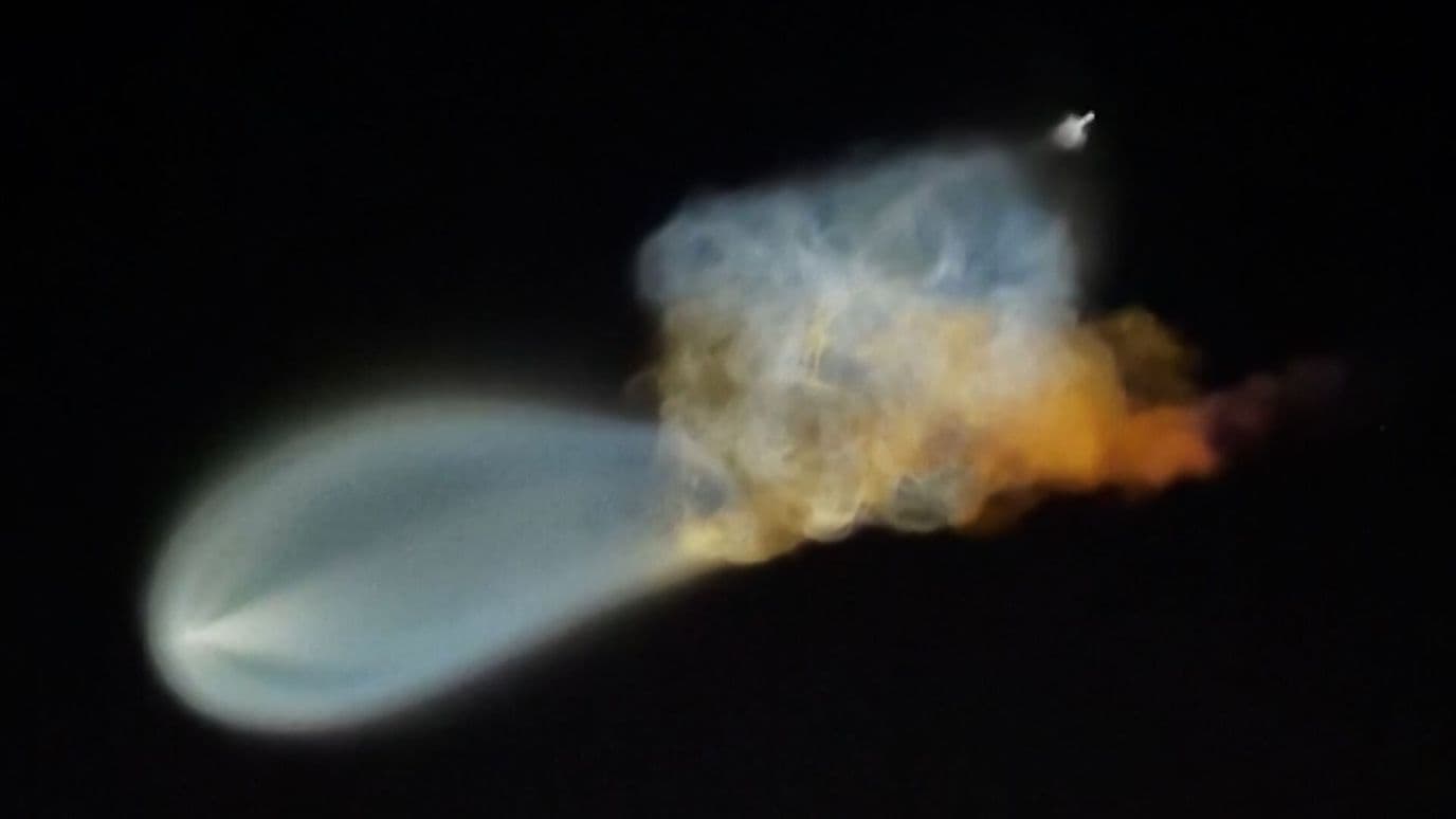 Video: Captan Lanzamiento de Cohete Falcon 9 de SpaceX