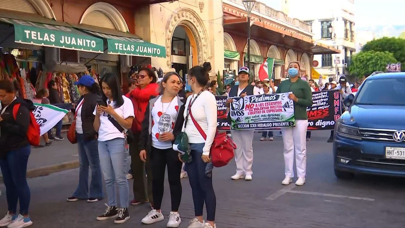 Personal del Seguro Social en Hidalgo Exigen Aumentos Salariales