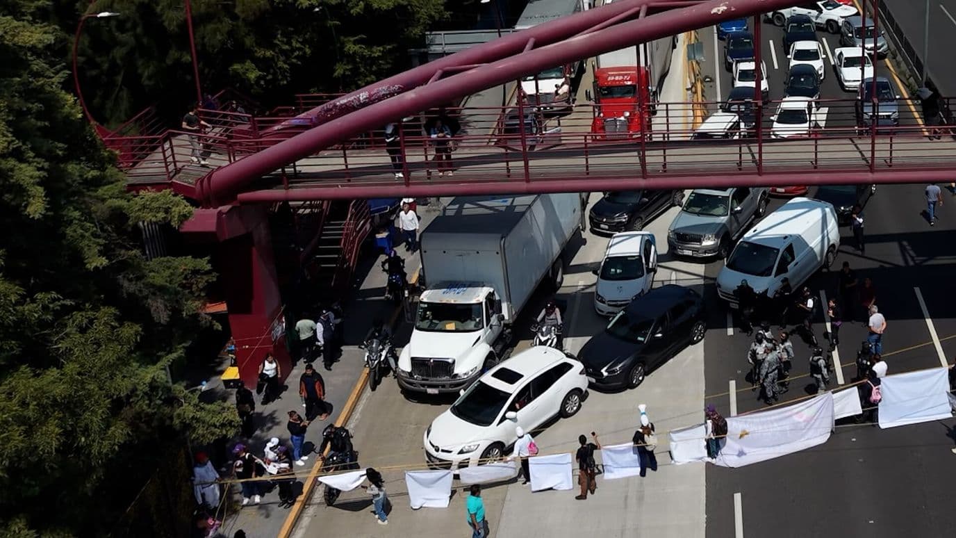 Madres Buscadoras Bloquean Periférico Norte