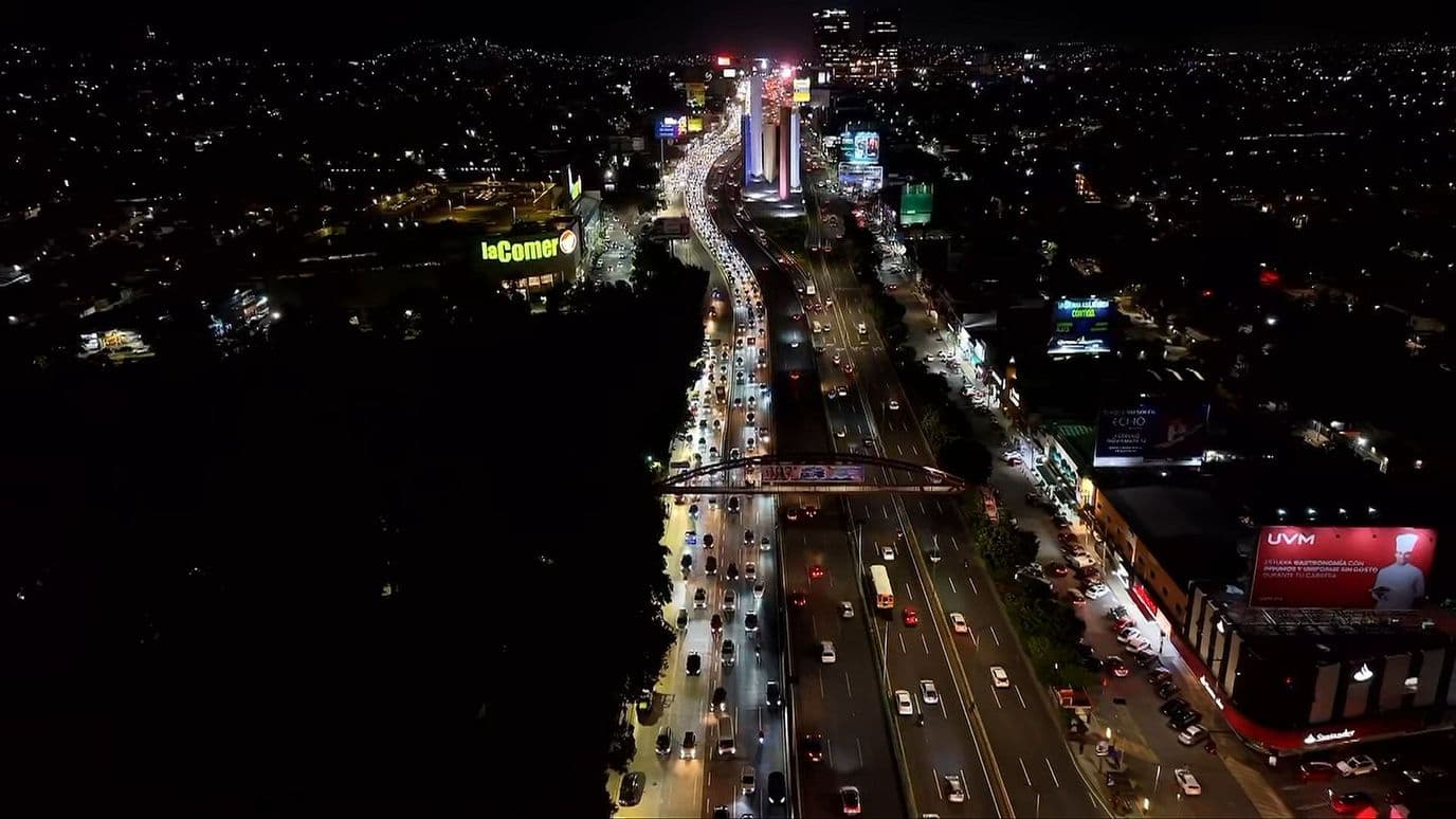 Desde el Aire: Retiran Bloqueo en Periférico Norte Tras 8 Horas de Protesta en Naucalpan