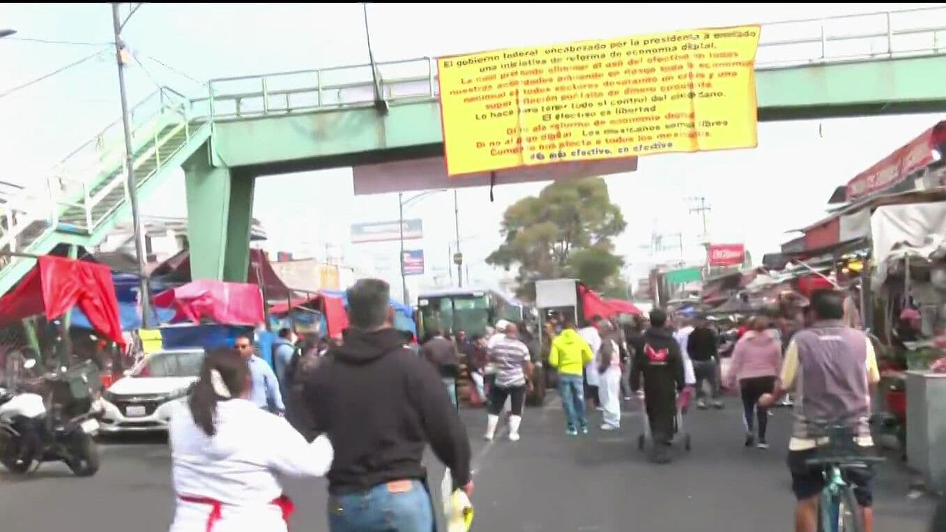 Bloqueo de Tablajeros en Iztapalapa por Ley de Economía Digital