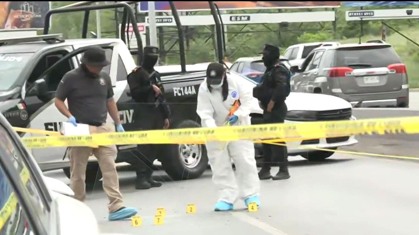 Asesinan a Dos Personas Durante Persecución a Balazos en Monterrey