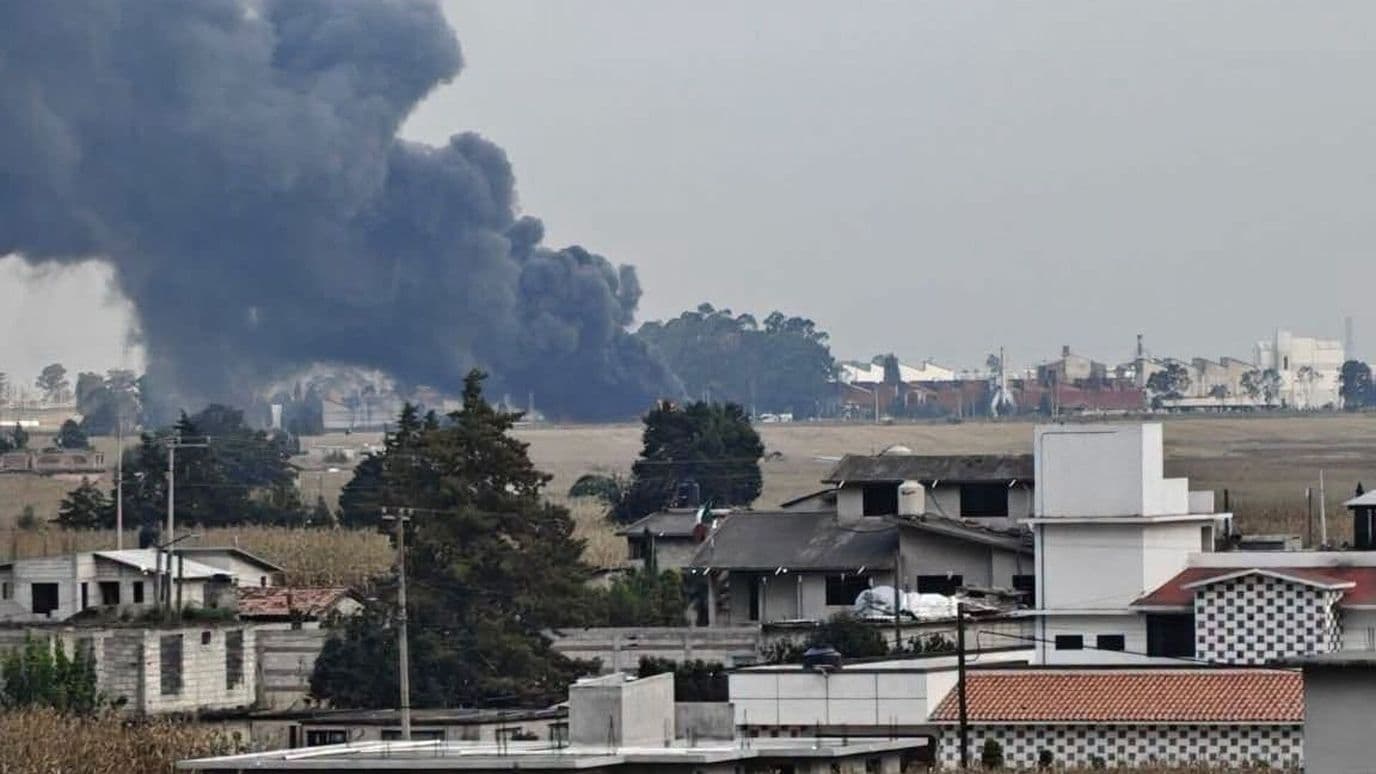 Se Registra Explosión en Empresa de Edomex