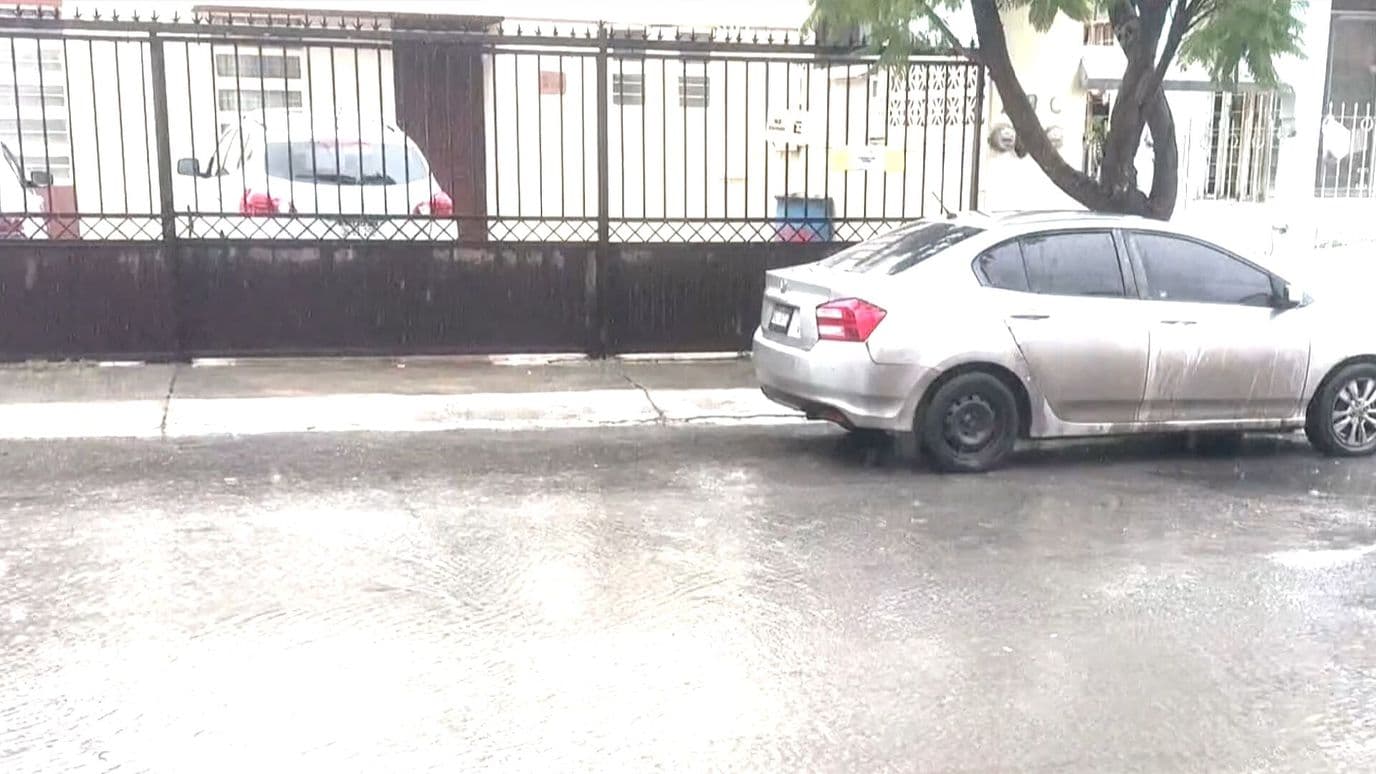Reportan Encharcamientos por Lluvias en Ciudad Victoria, Tamaulipas