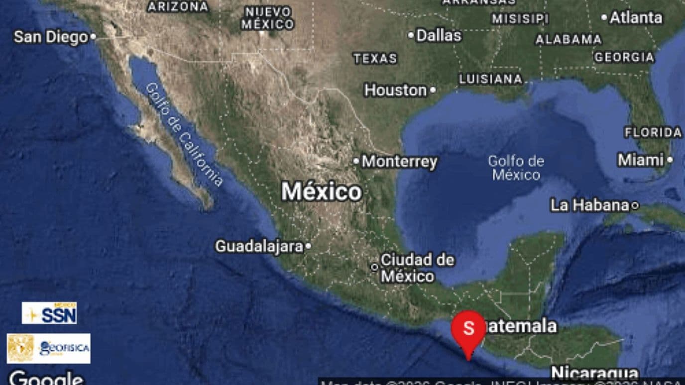 Sismo de Magnitud 5.1 Sacude Chiapas; Epicentro Fue Cerca de Ciudad Hidalgo