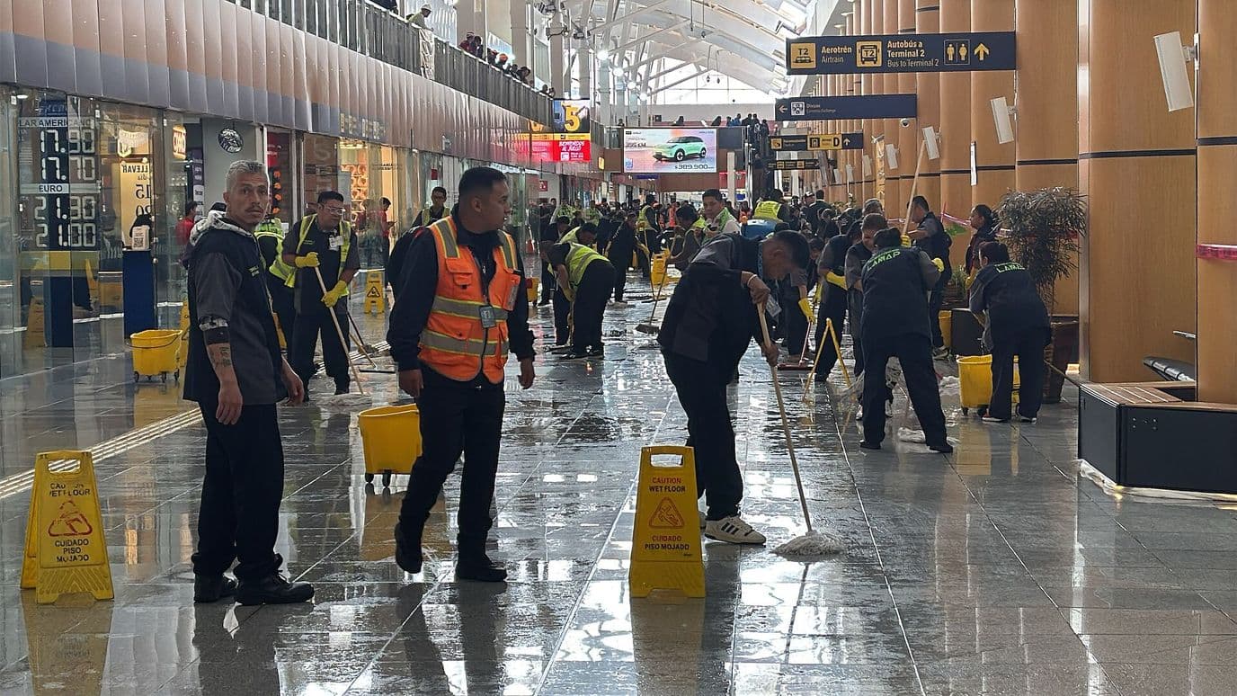 AICM Realiza Simulacro por Colapso de Tuberías en la Terminal 1