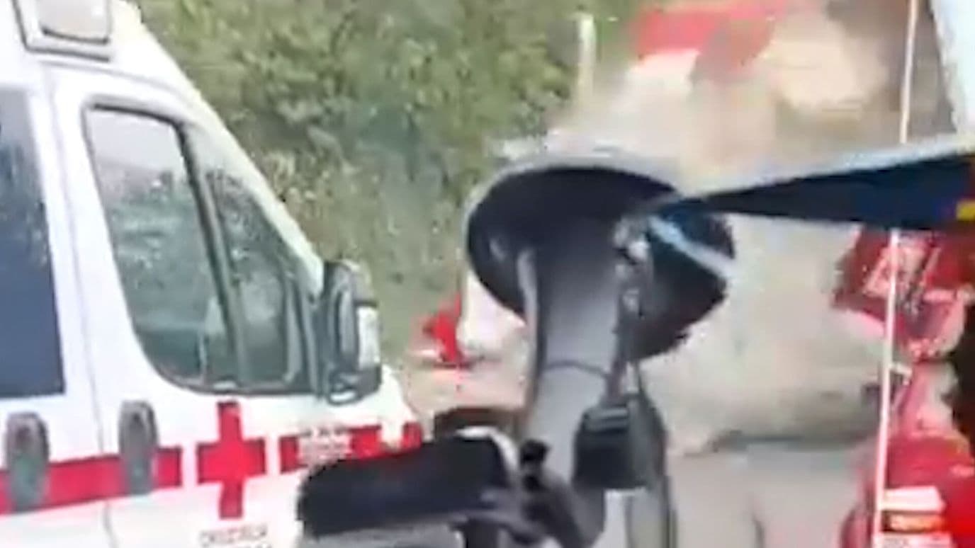 Momento Exacto de Accidente en Chiapas