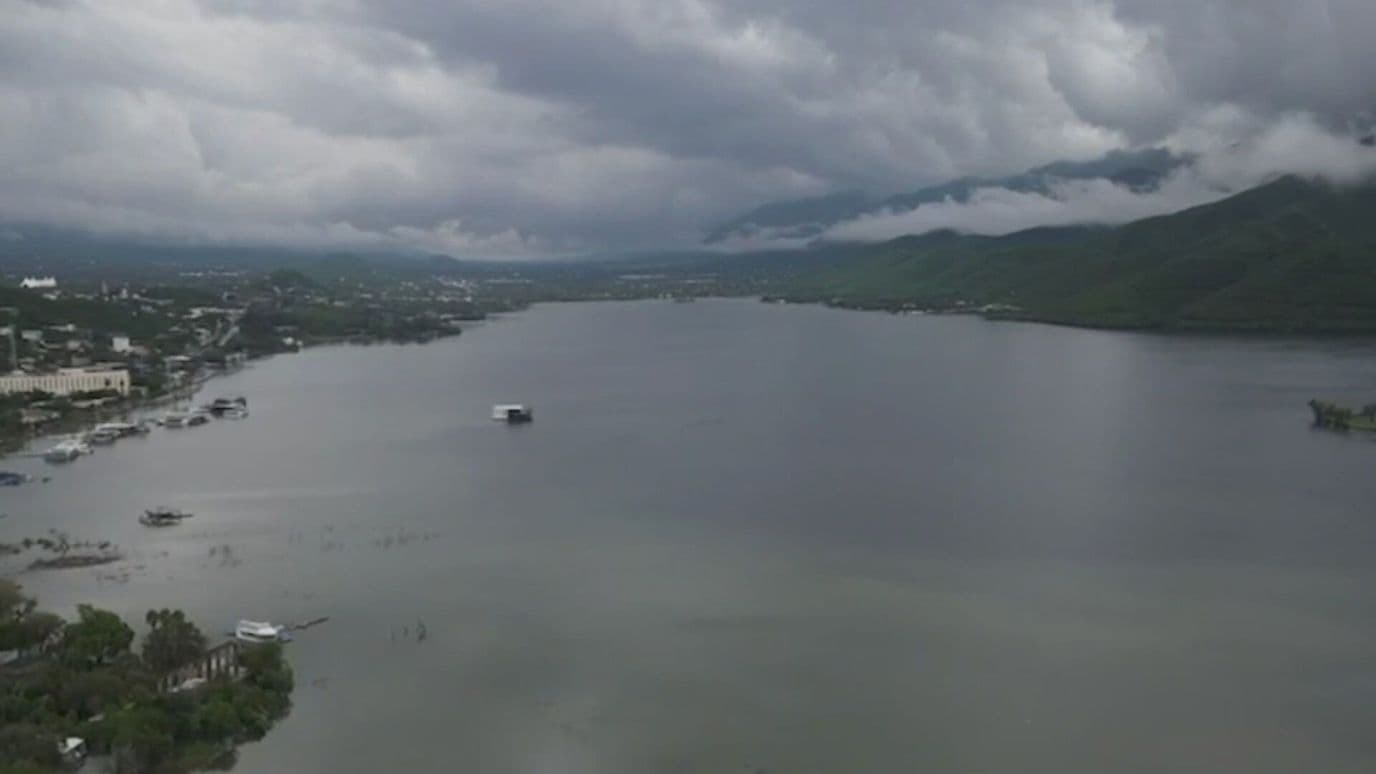 Conagua Realiza Desfogue Controlado en Presa La Boca en Santiago, Nuevo León