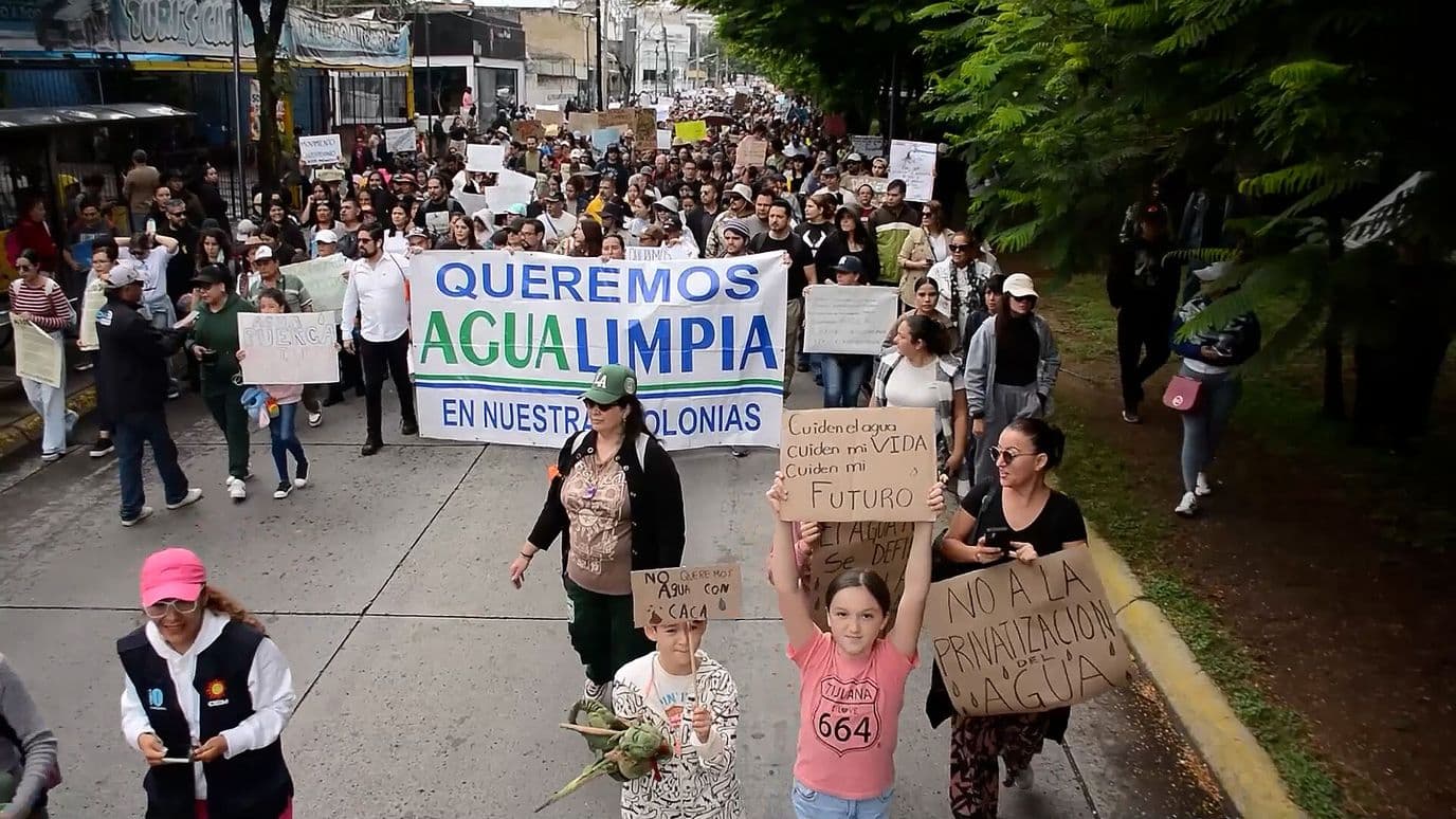 Volverán a Manifestarse por Agua Limpia