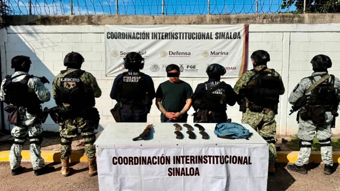 Detienen a “Talibán”, Presunto Integrante de “Los Chapitos”, en Sinaloa