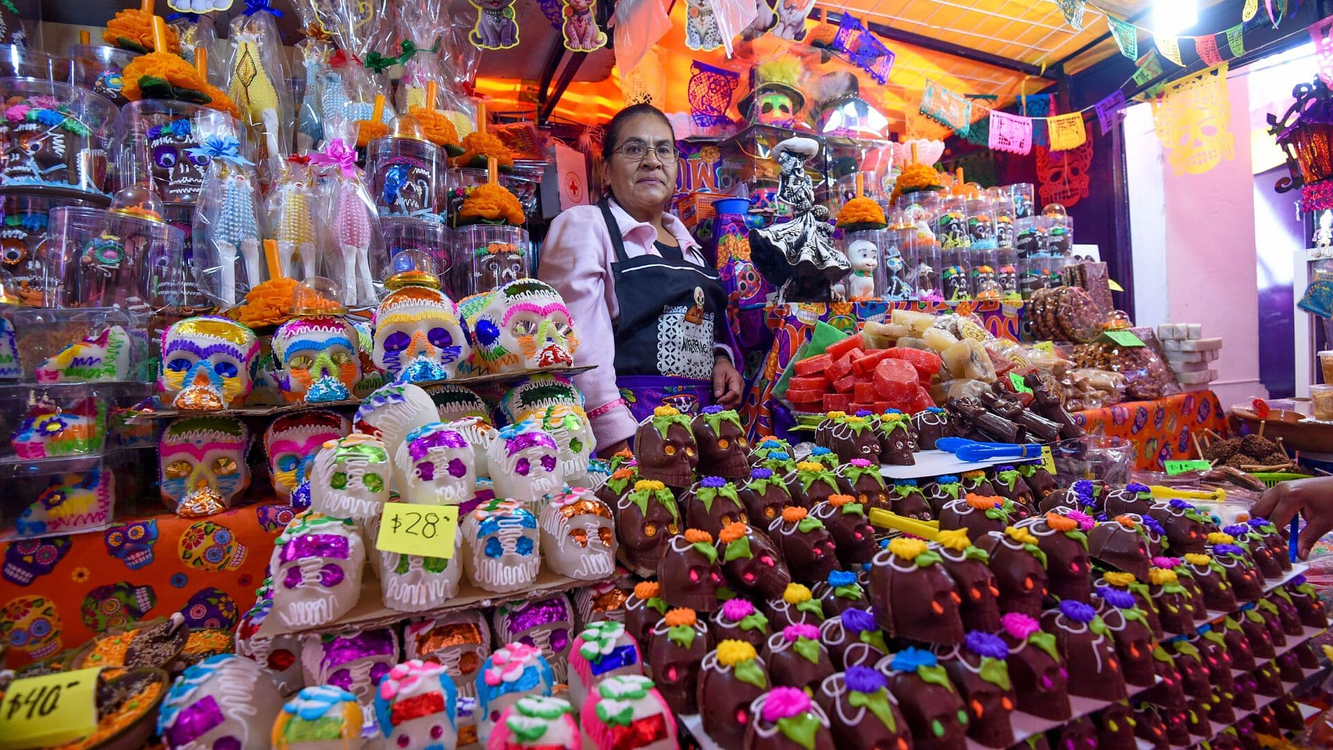 Alistan Feria del Alfeñique por el Día de Muertos en Guanajuato