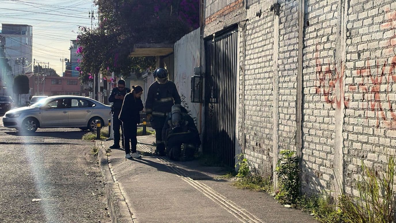Fuga Gas Calle Constitución Colonia Lomas del Sur Puebla Movilización Bomberos