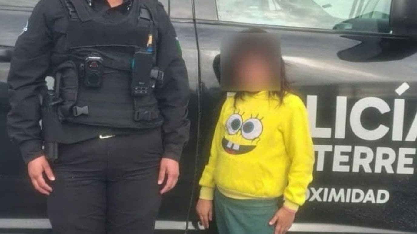 Hallan a Niña Extraviada por Medio de Cámaras del C4 En Col. Obrerista en Monterrey