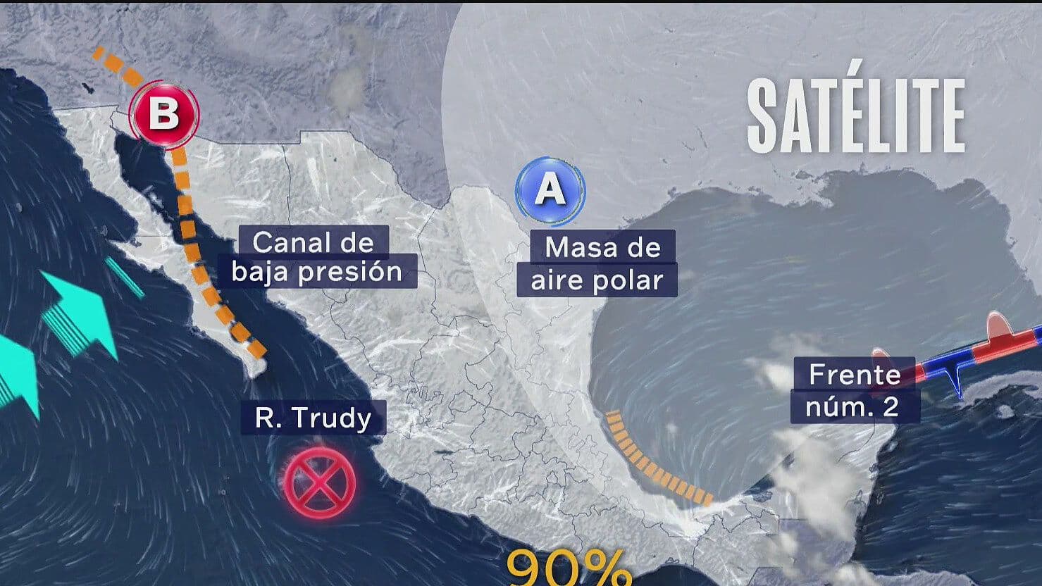 Frente Frío 2: Estos Son los Estados Afectados por Lluvias Intensas y Ambiente Muy Frío