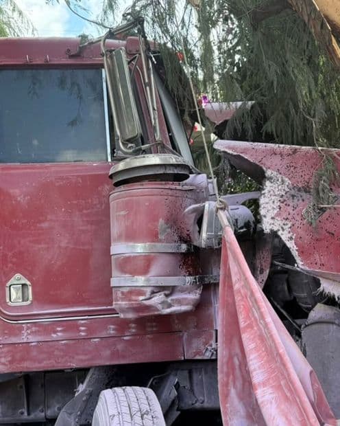 Camión Impacta 5 Coches sobre la México-Toluca en Ocoyoacac, Cerca de Bloqueo