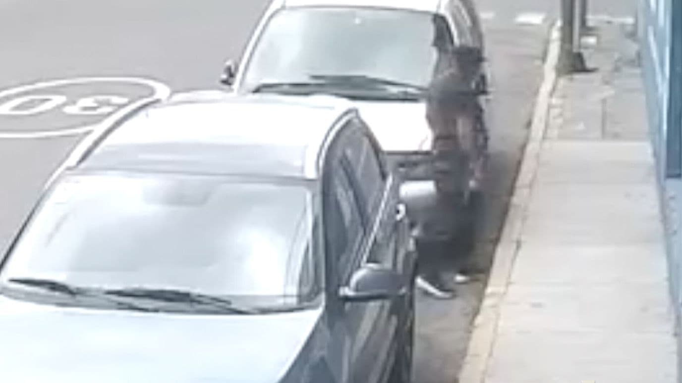 Video Ladrón Robo Camioneta Estacionada Calles Colonia El Porvenir Puebla
