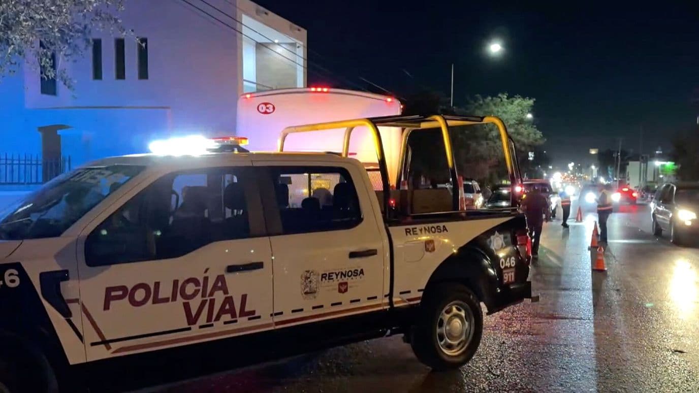 Conductor de Transporte Sufre Presunto Preinfarto y Choca contra Camioneta en Reynosa