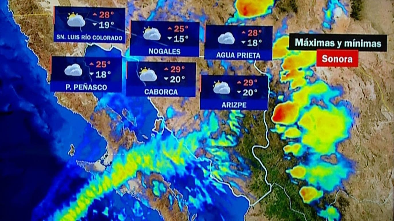 Pronóstico del Clima para los Municipios de Sonora