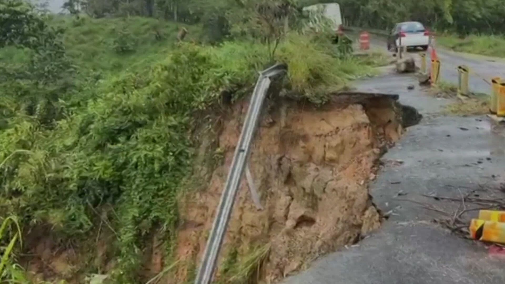 Reportan Daños en Carreteras de Veracruz por Intensas Lluvias