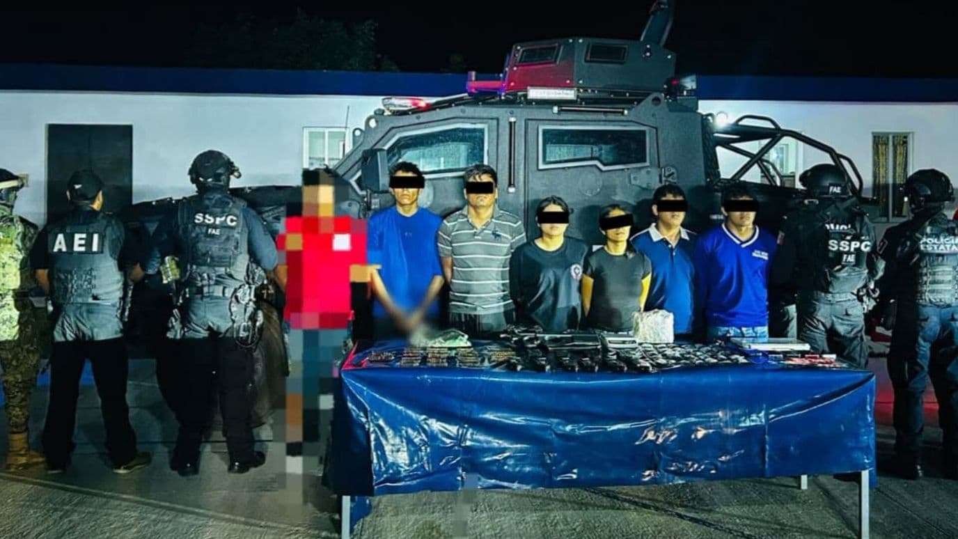 Detienen a Siete Integrantes de 'Los Cromos' en Oaxaca