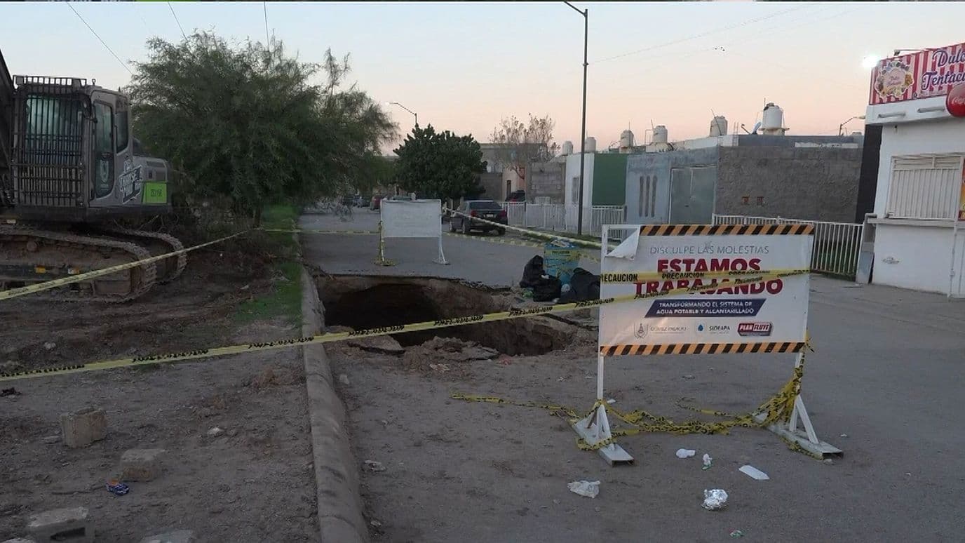 Vecinos del Bosque Real Denuncian Socavones en Bulevar de Gómez Palacio